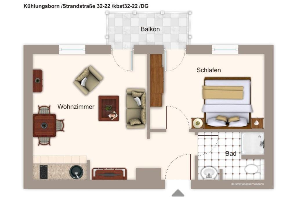 Strandstrasse 32 Strandstrasse 32-22 Ostseebad Kühlungsborn Esterno foto